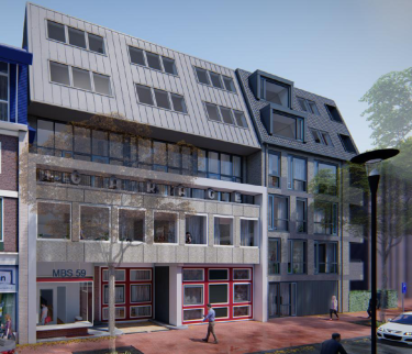 Appartementen Voormalig garage Vos, Marienburgsestraat, Nijmegen