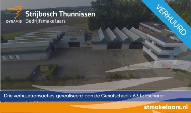 Drietal verhuurtransacties gerealiseerd aan de Graafschedijk te Escharen